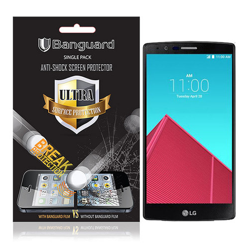 LG G4 뱅가드 AnTI-Shock 강화 방탄필름 싱글팩/ 충격흡수 액정보호필름
